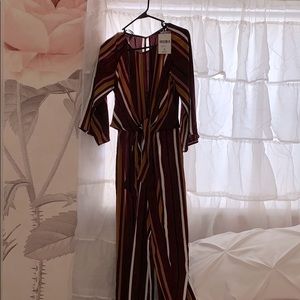 Burgundy Jumpsuit